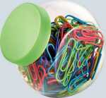 Briefklammern, kunststoffüberzogen, NEON-bunt...