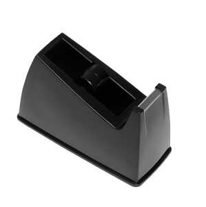 Klebeband Tischabroller, Schwarz, für Kleberollen (B/L) 19 mm / 33 m, (L/B/H) 140/60/90 mm