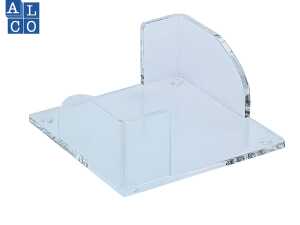Alco Zettelbox Acryl gefüllt 100x100x43 mm glasklar