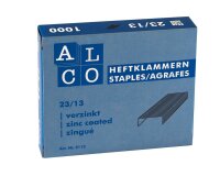 Alco Heftklammern, 23/13, verzinkt, Schachtel à...