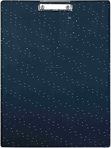 Alco Klemmbrett kunststoffüberzogen für DIN A3 schwarz