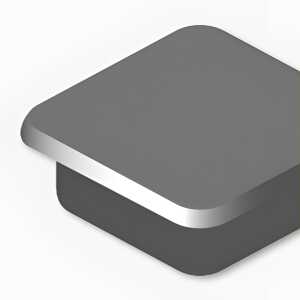 Haftmagnete, eckig, Schwarz, 13 x 13 mm, Schachtel à 10 Stück, Haftkraft min. 0,1 kp