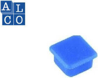 Alco Haftmagnete, eckig, Blau, 13 x 13 mm, Schachtel...