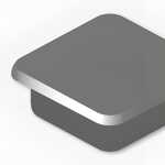 Haftmagnete, eckig, Grün, 13 x 13 mm, Schachtel...