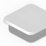 Alco Haftmagnet 13x13x7mm grau 10 Stück