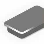 Alco Haftmagnet 13x24x7mm blau 10 Stück