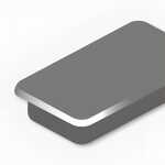 Haftmagnete, eckig, Blau, 13 x 24 mm, Schachtel à...