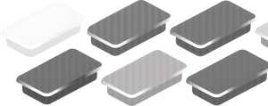 Alco Haftmagnet 13x24x7mm sortiert 10 Stück