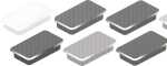 Alco Haftmagnet 13x24x7mm sortiert 10 Stück