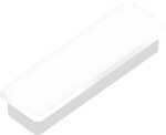 Alco Haftmagnet 13x40x7mm weiß 10 Stück