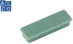 Alco Haftmagnet 13x40x7mm dunkelgrün 10 Stück