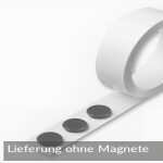 Alco Metallhaftband Stahl 1m weiß