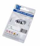 Alco Kugelmagnet Neodoym Ø 13mm silber 2 Stück