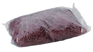 Gummibänder, Rot, 100 x 5 mm, Beutel à 1,0 kg