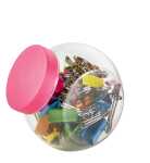 Foldback-Klammern, NEON-bunt, 19 mm, Schraubverschlussdose à 25 Stück