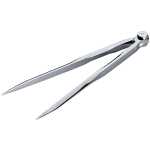 Marinezirkel, verchromt, 180 mm, hochglänzend, in Etui