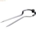 Einhand-Marinezirkel, verchromt, hochglänzend, 190...