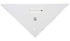 Anlegedreieck, groß, 3 mm stark, Hypothenuse 33 cm