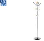 Alco Standgarderobe pulverbeschichtetes Metall 185 cm...