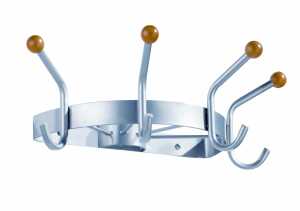 Alco Wandgarderobe Metall 52x30cm silber