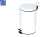 Alco Tretabfalleimer Stahl kunststoffbeschichtet 12l weiß