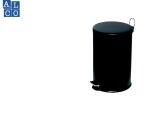 Alco Tretabfalleimer Stahl kunststoffbeschichtet 20l schwarz