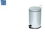 Alco Tretabfalleimer Stahl kunststoffbeschichtet 20l chrom