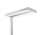 Alco LED-Stehleuchte 9080-1 Aluminium mit Metallfuß 60W silber
