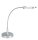 Alco LED-Tischleuchte, silber- farben, Kunststoff, flexibler Arm,