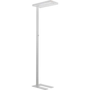 Alco LED-Stehleuchte 9085 Aluminium mit Metallfuß 80W weiß
