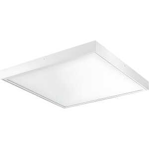 LED-Deckenleuchte, Weiß, eckig, 200 LEDs, 3000-3200lm, 4000K, 48 W, (B/T/H) 600/600/50 mm
