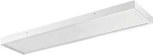 LED-Deckenleuchte, Weiß, eckig, 192 LEDs, 3600lm, 4000K, 36 W, (B/T/H) 1195/295/9/50 mm, Aluminium