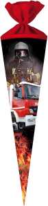 Nestler Schultüte Filzv. 70 cm rund FeuerwehrEinsatz