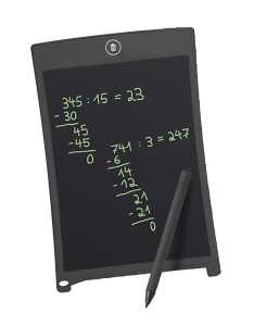WEDO LCD Schreibtafel mit Stift sw