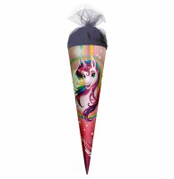 Roth Motiv-Schultüte, Einhornportrait, 22 cm, rund,...