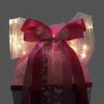 Roth LED-Schleife "Pink Glamour"