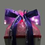 Roth LED-Schleife "Shining Dots"