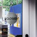 Durable Piktogramm Open/Closed si Wendepikto rund 130mm