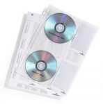 Durable CD Hülle A4 tr 5St für 4 CDs,...