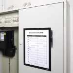 Durable Info-Rahmen A4 sw magnetisch DURAFRAME®...
