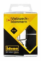 Idena 334035 - Vielzweckklammern, 4 Stück, 32 mm