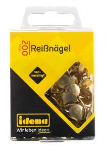 Idena 334026 - Reißnägel, 200 Stück
