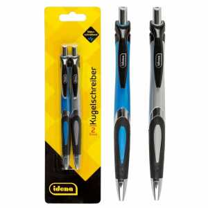 Idena 512405 - Druckkugelschreiber, 2 Stück