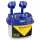 Idena Wasserbox mit 2 Tanks blau Duo Pinselbecher m 2 Tanks mit Deckel