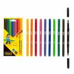 Idena Fasermaler Duo 10 Stück sortiert