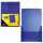 Idena 225402 - Heftbox DIN A4 mit Gummizug, transluzent blau