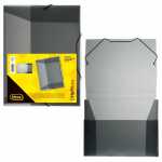 Idena 225404 - Heftbox DIN A4 mit Gummizug, transluzent...