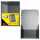 Idena 225404 - Heftbox DIN A4 mit Gummizug, transluzent schwarz
