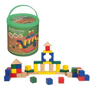 Idena Holzbausteine 100er 4002372086367