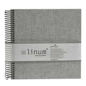 Goldbuch Spiralalbum Linum grau